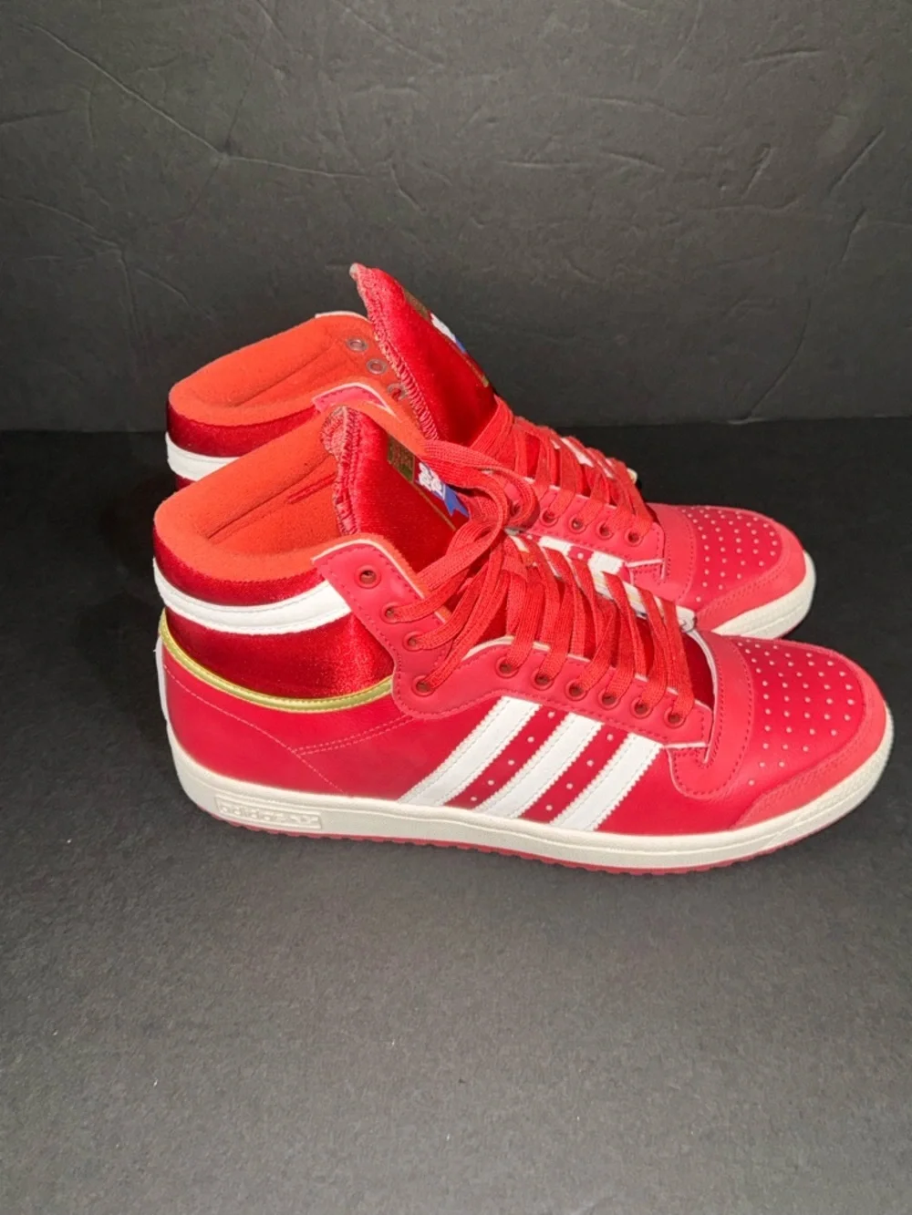 NWOT - adidas I Men’s I Top Ten Hi I Red Low-Top Sneakers I Color: Glory Red